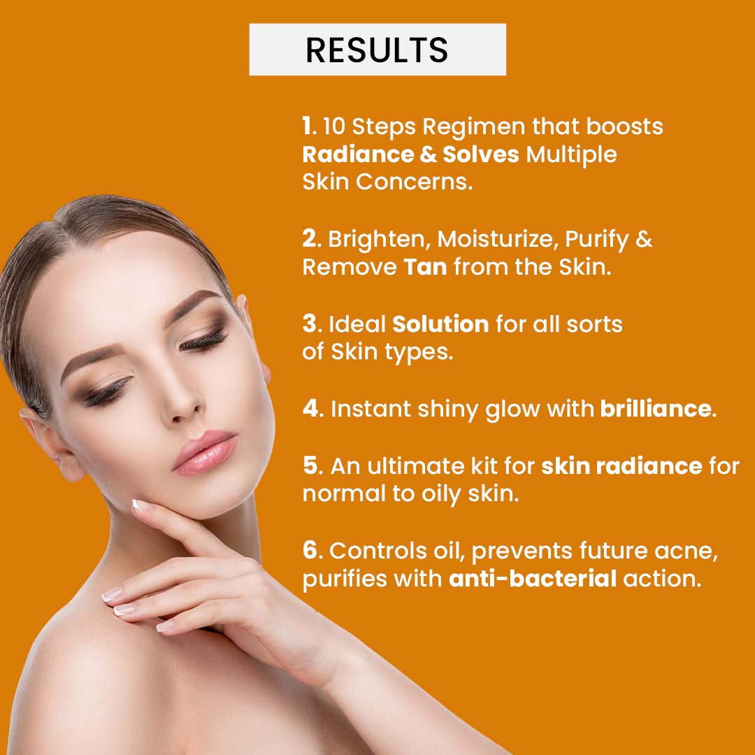 Proads Bridal Facial Kit Vitamin C Enriched Glowing Skin (10-STEPS)