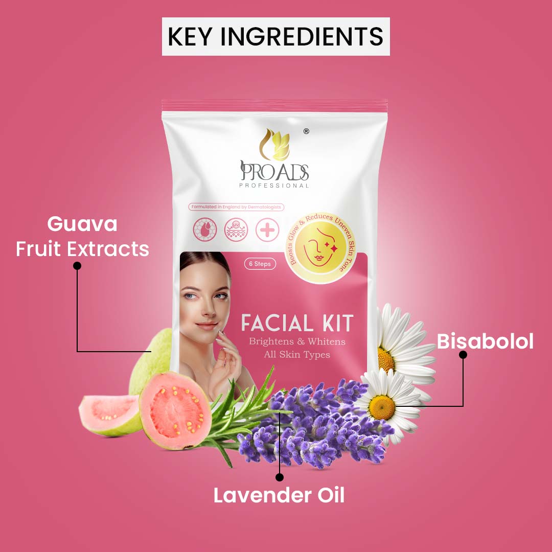 Proads Brighten & Whitens Facial Kit (6-STEPS)