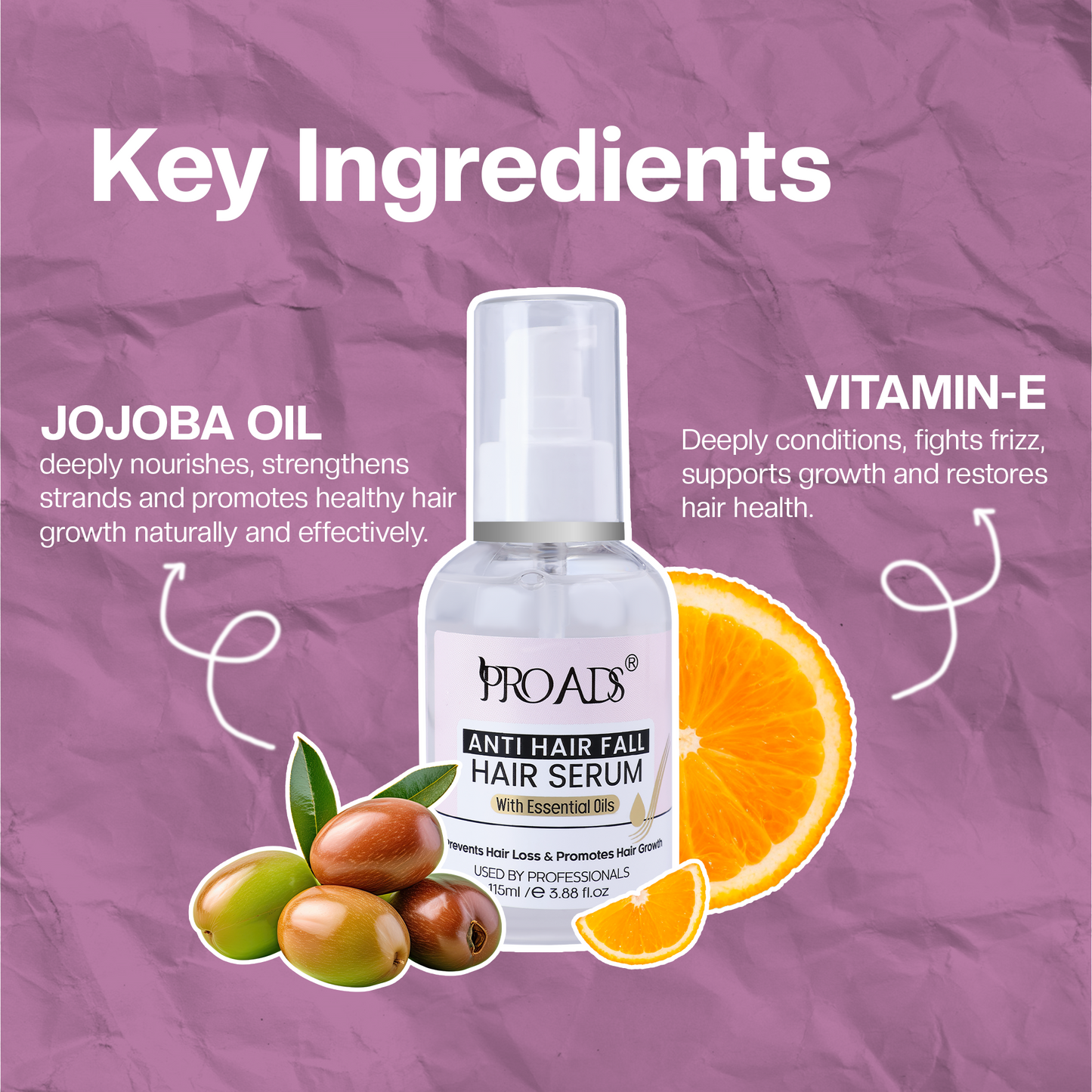 Proads Anti Hair Fall Serum - 115 ml