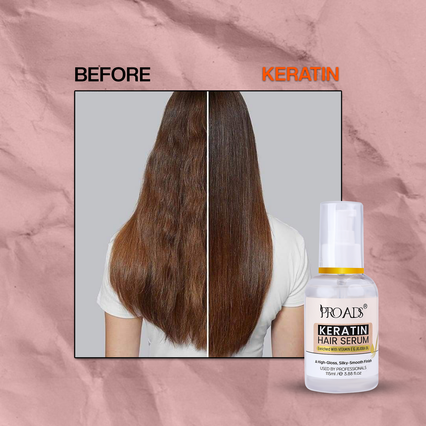 Proads Keratin Hair Serum - 115 ml