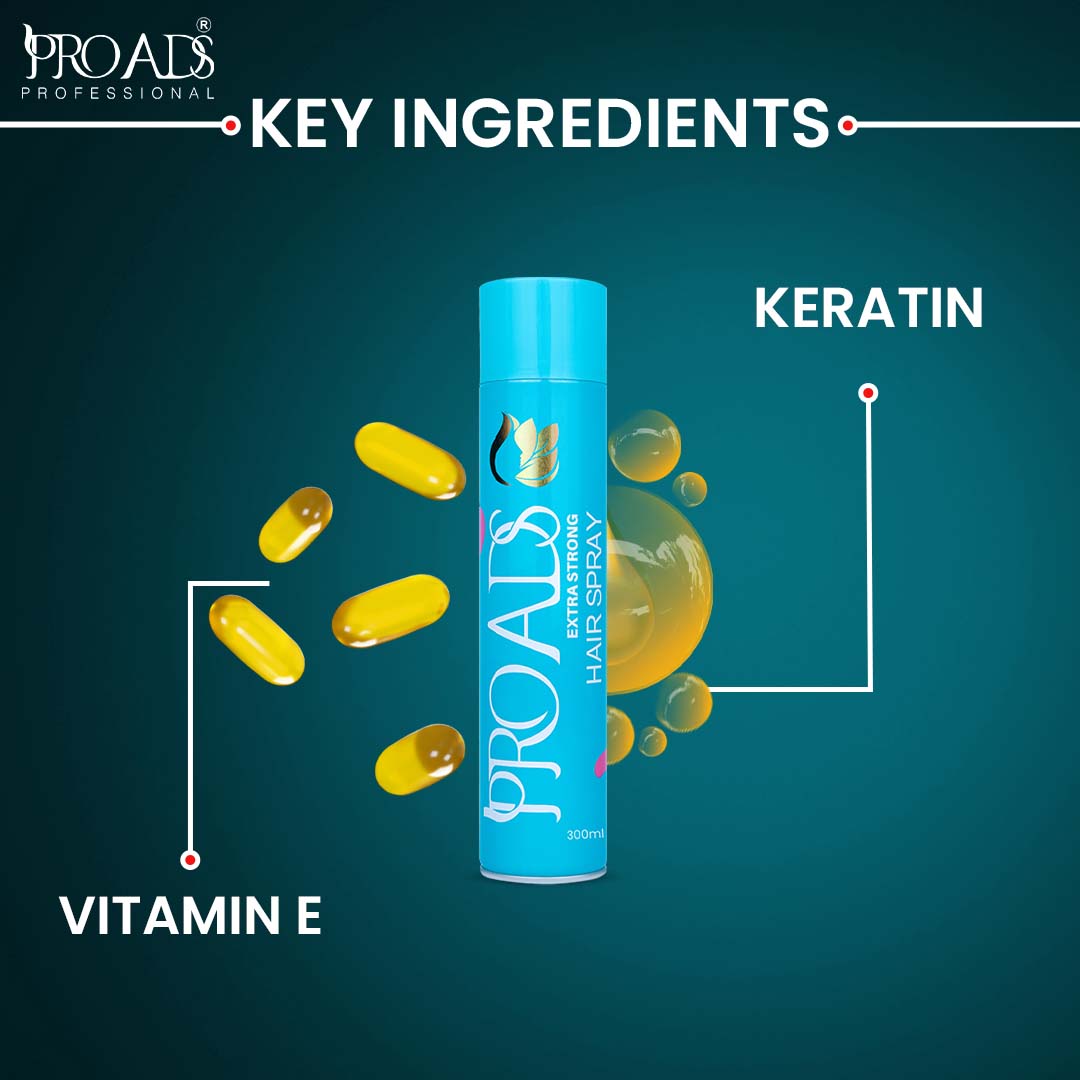 Proads Keratin Extra Strong Hair Spray