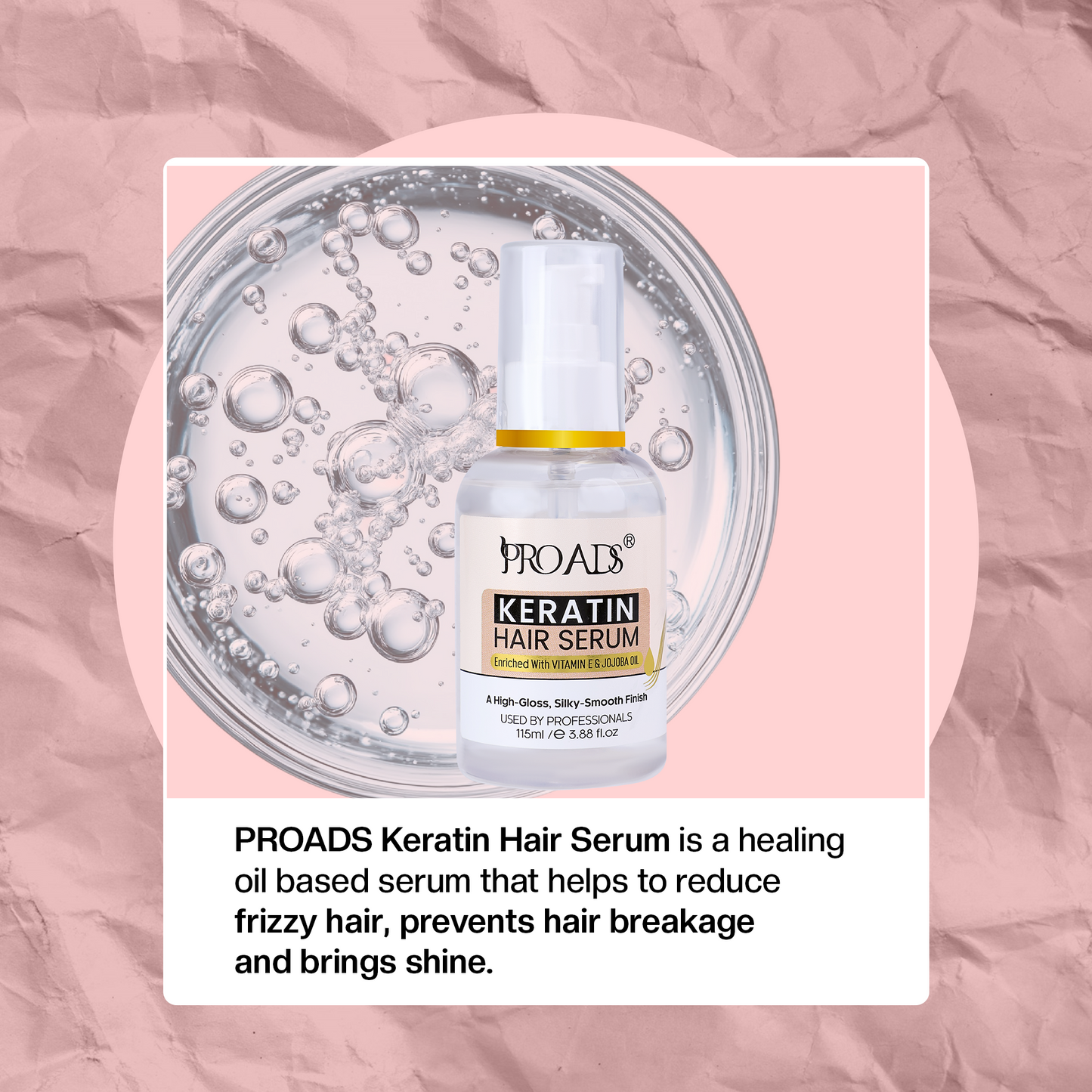 Proads Keratin Hair Serum - 115 ml