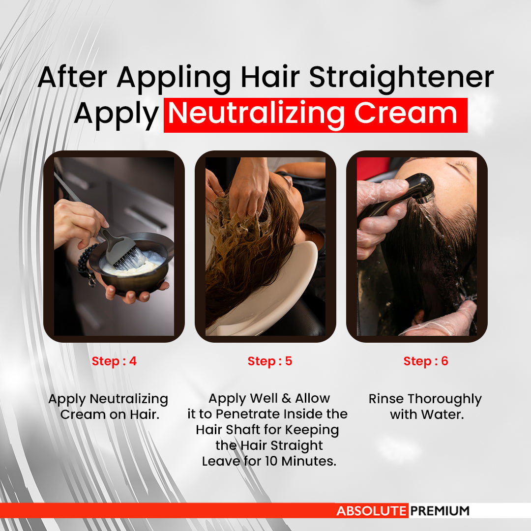 Proads Professional Straight Silky For Professional Hair Straightener Cream & Neutralizer