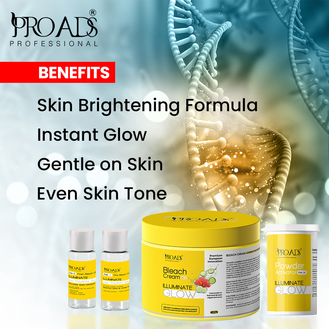 Proads Bleach Cream - 225 g + 20 ml