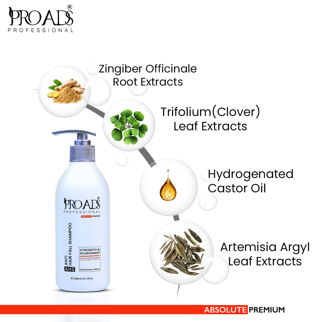 Proads Professional Anti Hair Fall Shampoo - 300 ml