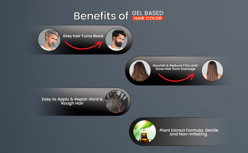 Proads Fruit Vinegar | Natural Black Gel Color - 500 ml + 500 ml image 2