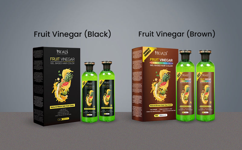 Proads Fruit Vinegar | Natural Black Gel Color - 500 ml + 500 ml image 4