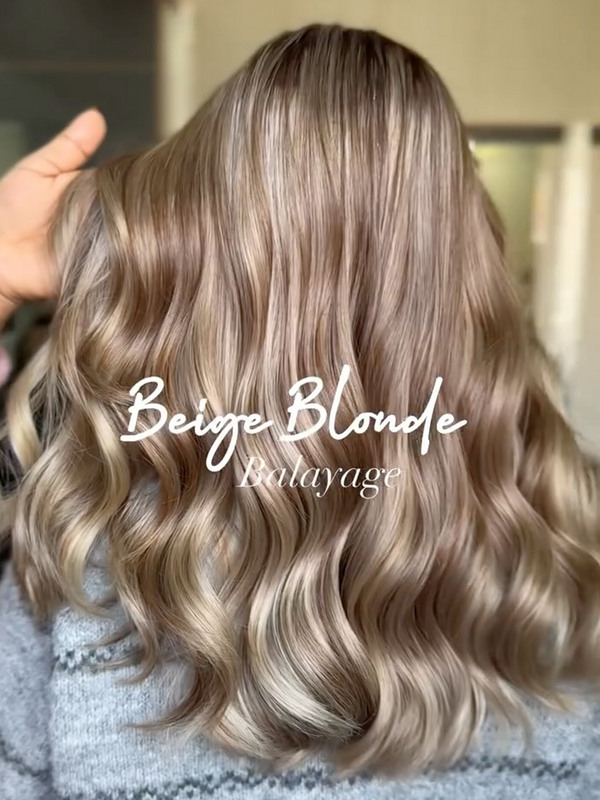 Beige Blonde balayage