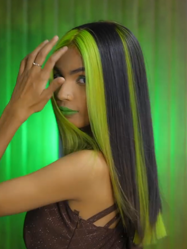 Ash Brown Lime Streaks