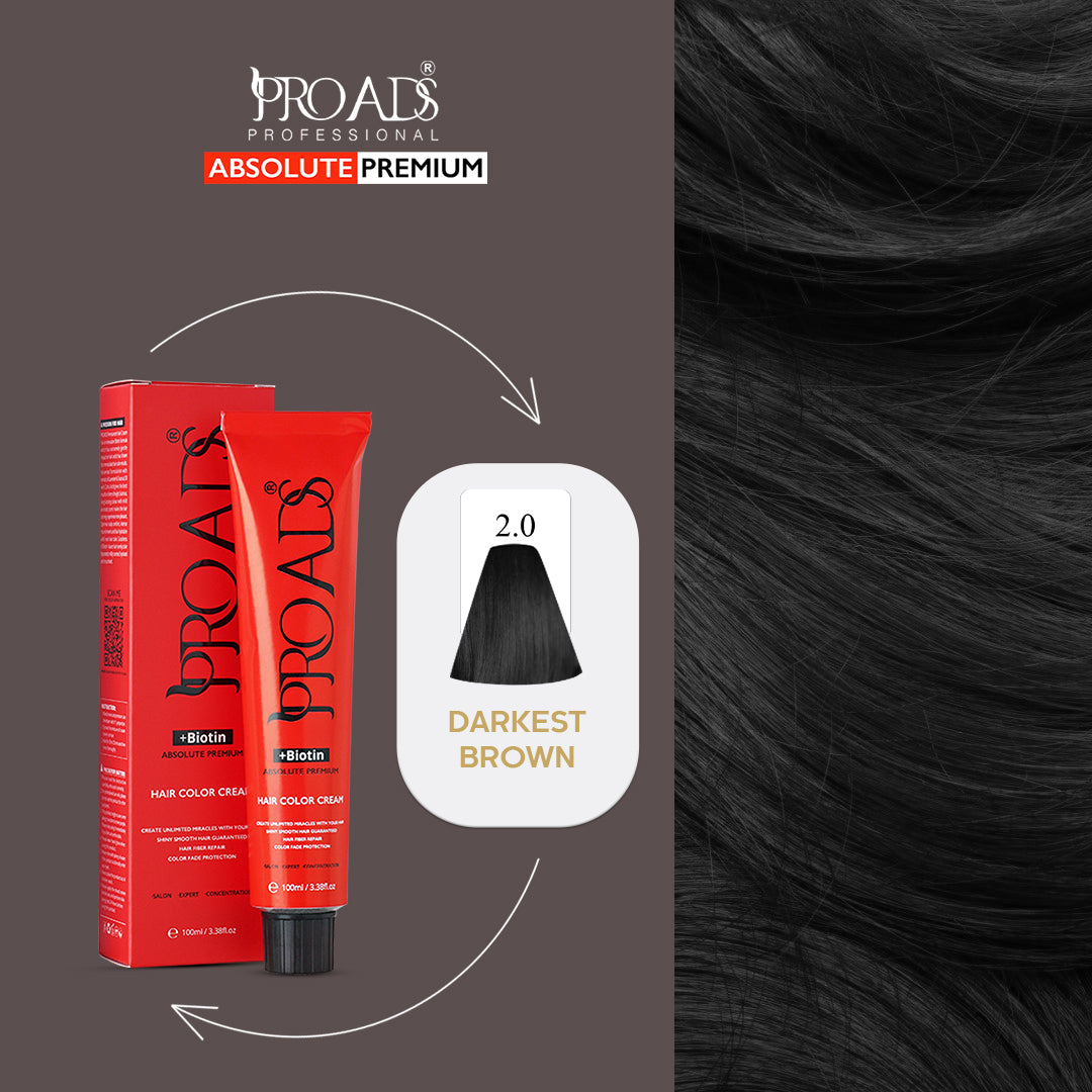Proads Hair Color Cream 2.0 - 100 ml