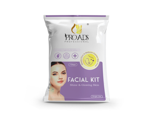 Proads Facial Kit For Shine & Glowing Skin (7-STEPS)