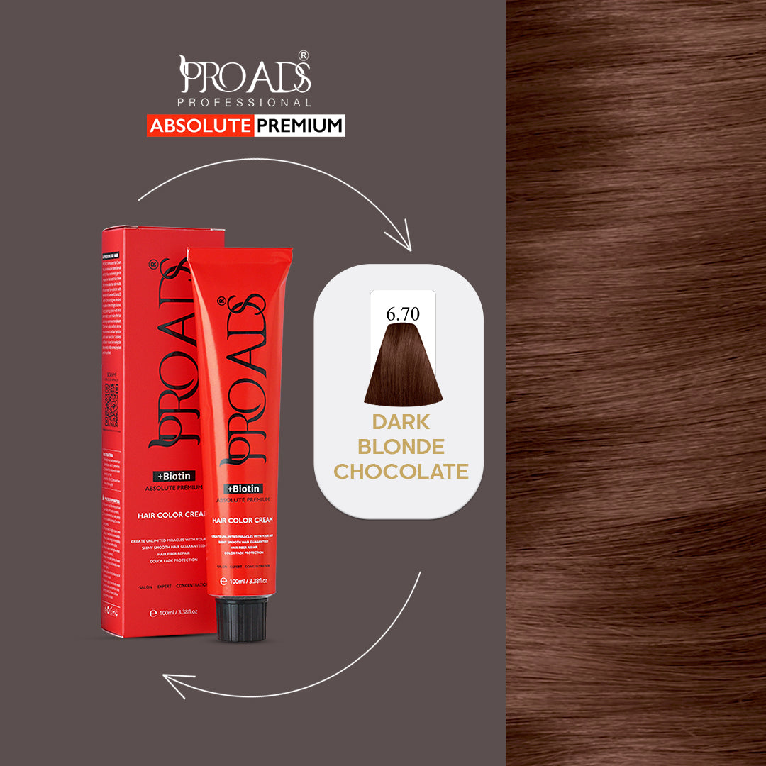 Proads Hair Color Cream 6.70 - 100 ml