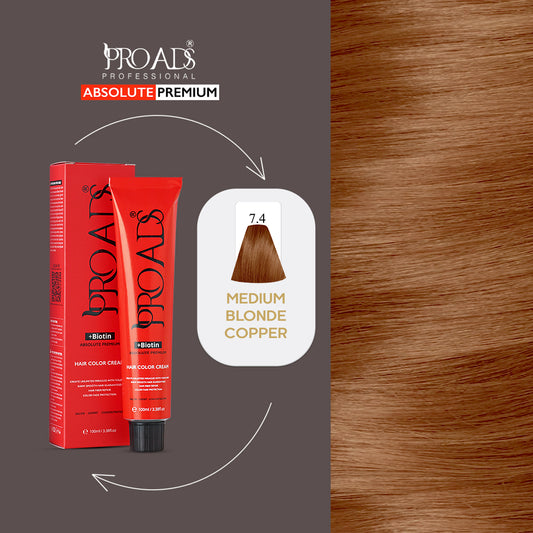 Proads Hair Color Cream 7.4 100 ml