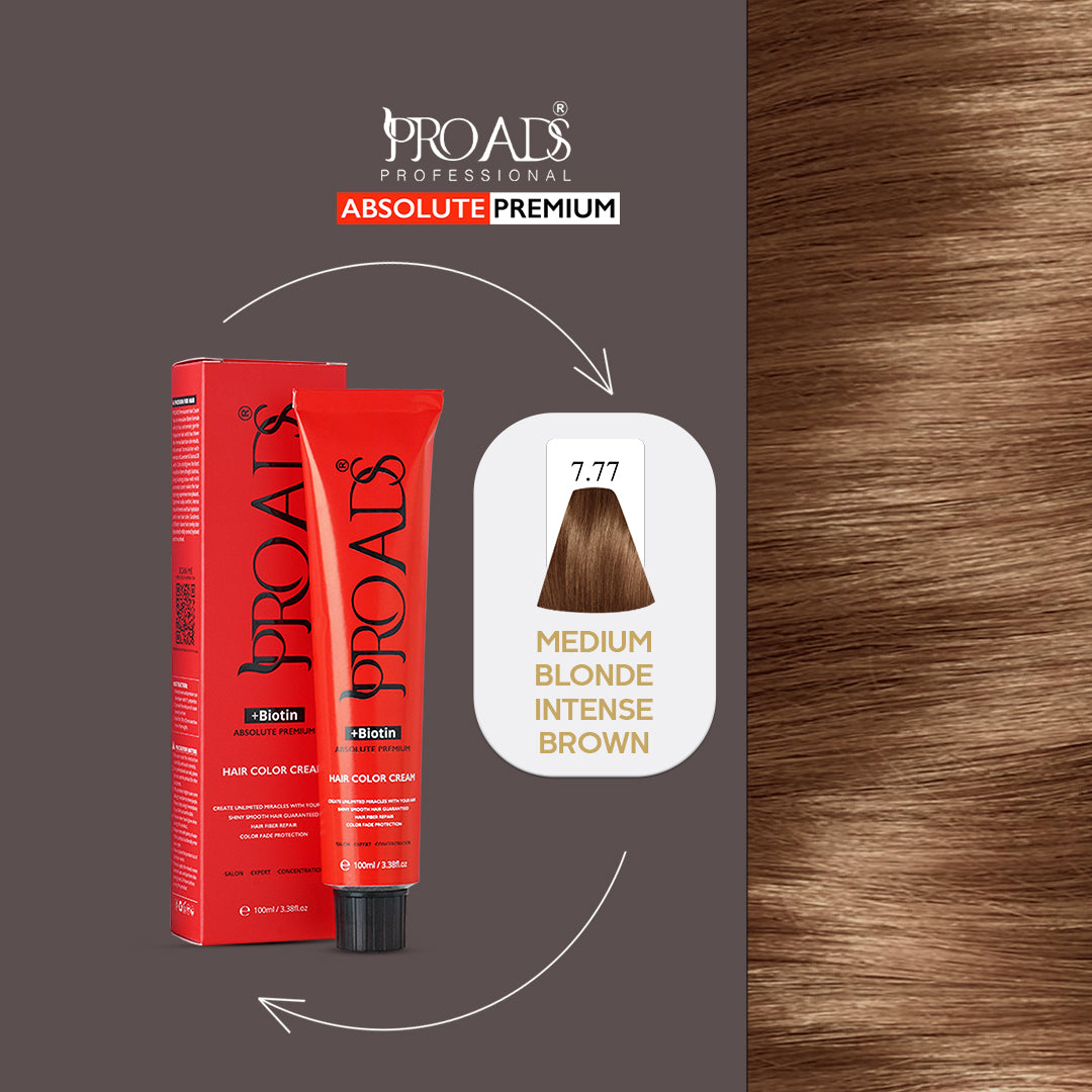 Proads Hair Color Cream 7.77 100 ml