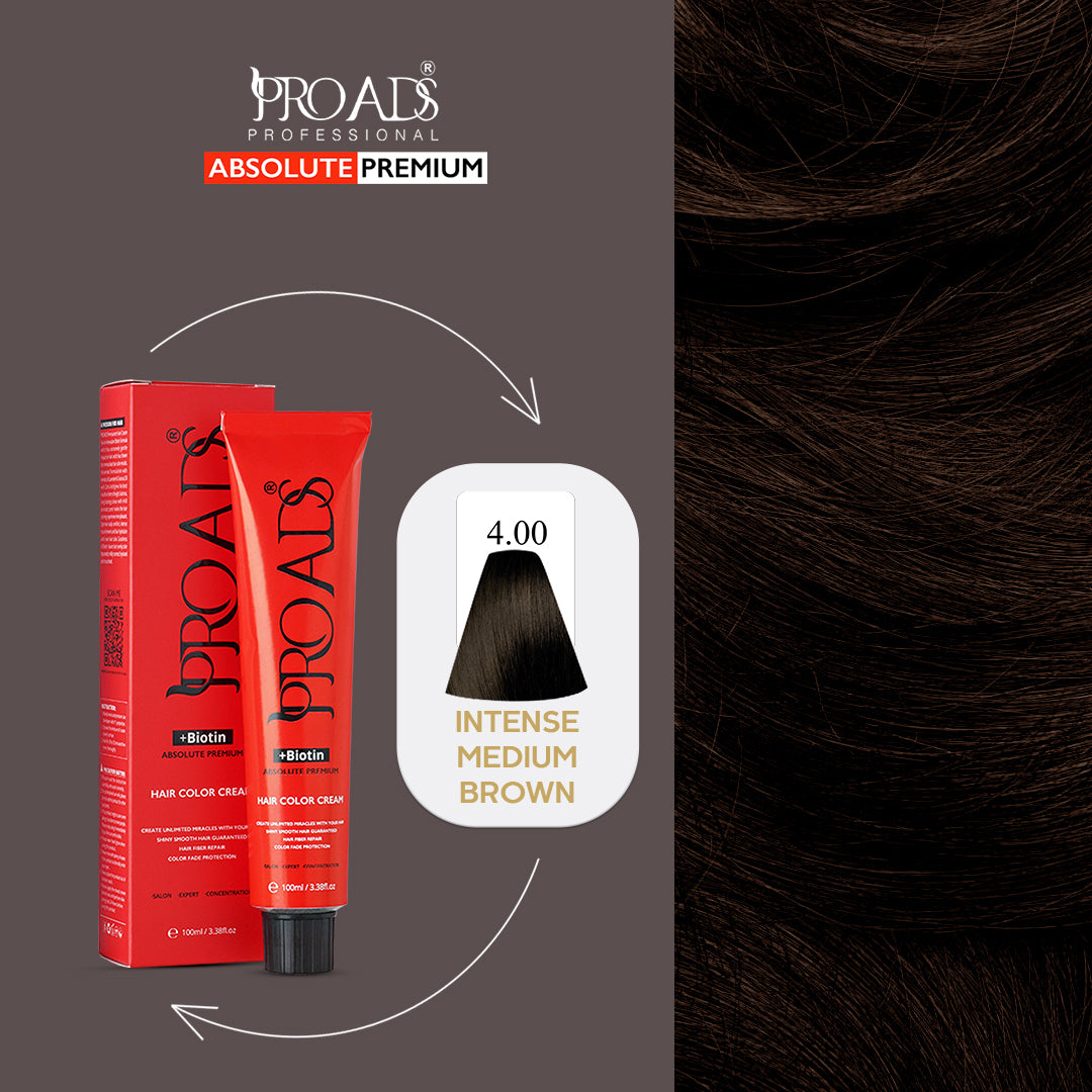 Proads Hair Color Cream 4.00 - 100 ml