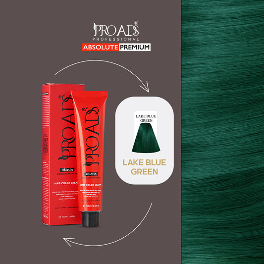 Proads Hair Color Cream Rainbow Lake Blue Green 100 ml