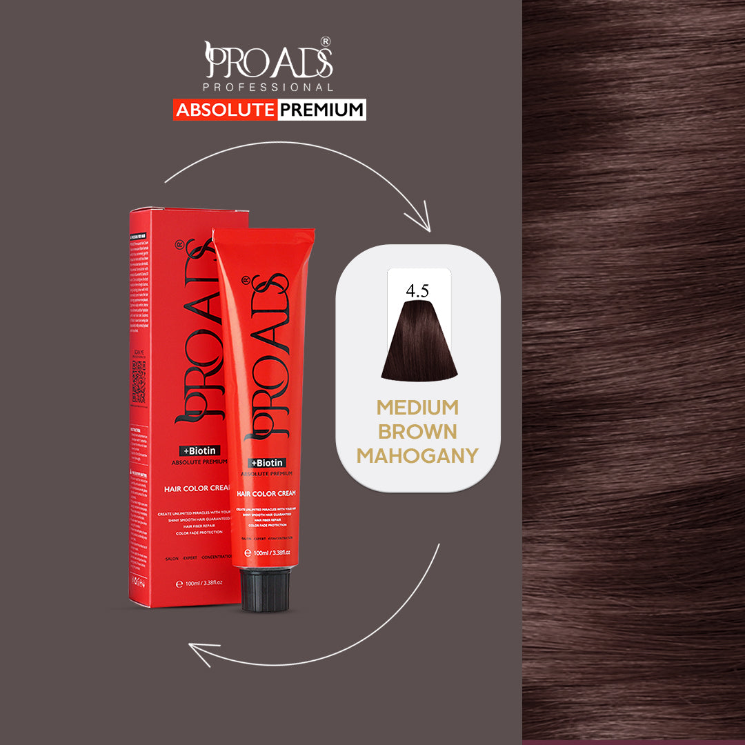 Proads Hair Color Cream 4.5 - 100 ml