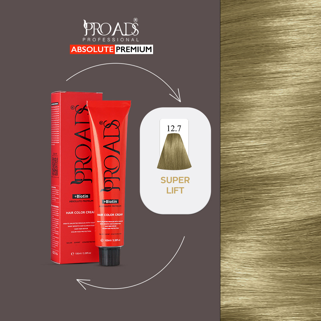 Proads Hair Color Cream - 12.7 100 ml