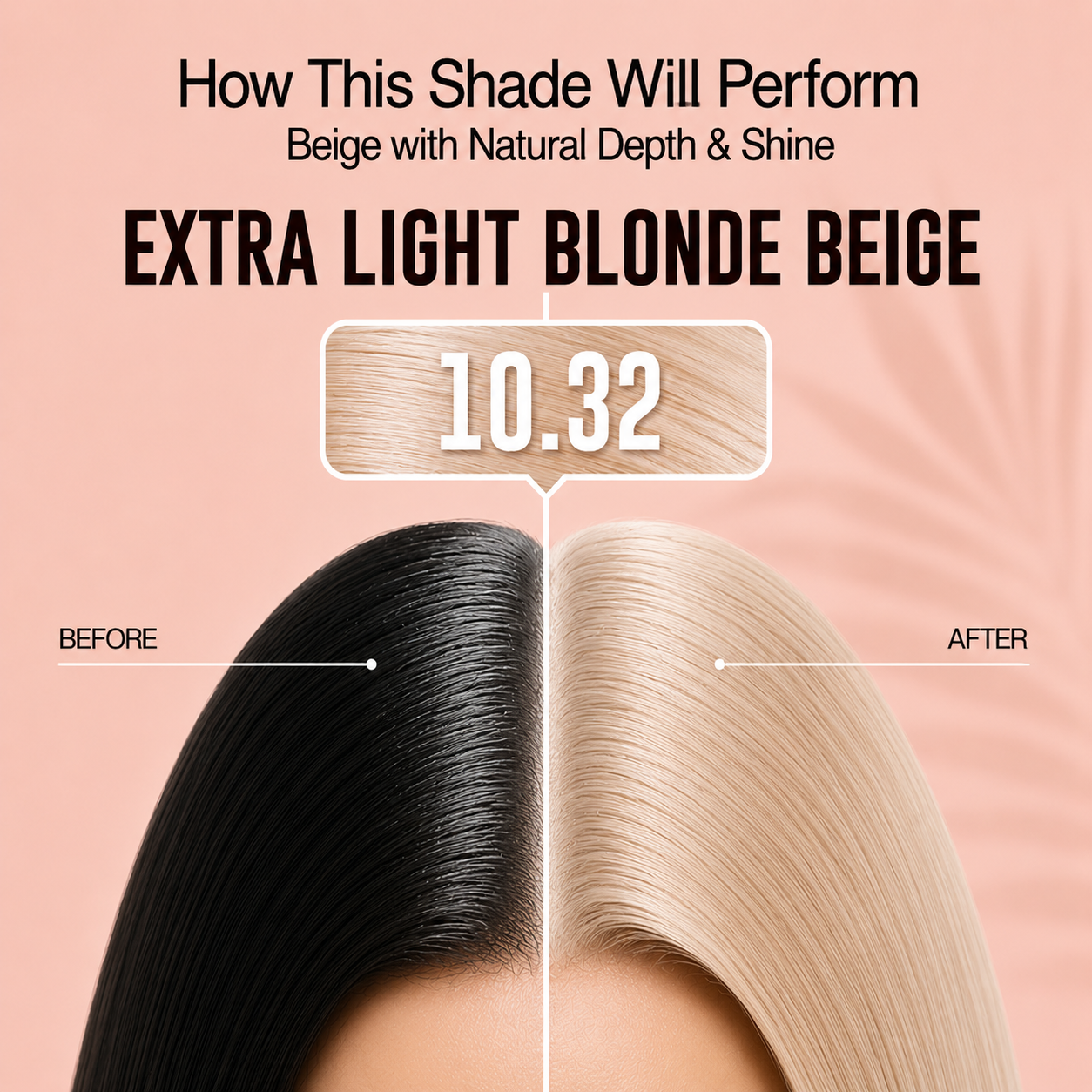 PROADS Biotin Hair Color 10.32 Extra Light Blonde Beige