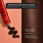 PROADS Professional Biotin Hair Color 7.5 Medium Blonde Mahogany