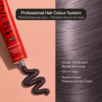 PROADS Professional Biotin Hair Color 7.19 Medium Blonde Ash Violet
