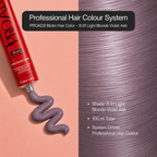 PROADS Professional Biotin Hair Color 8.91 Light Blonde Violet Ash