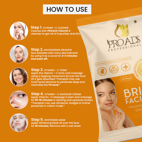 Bridal Facial Kit Vitamin-C 137gm – Professional Salon Care