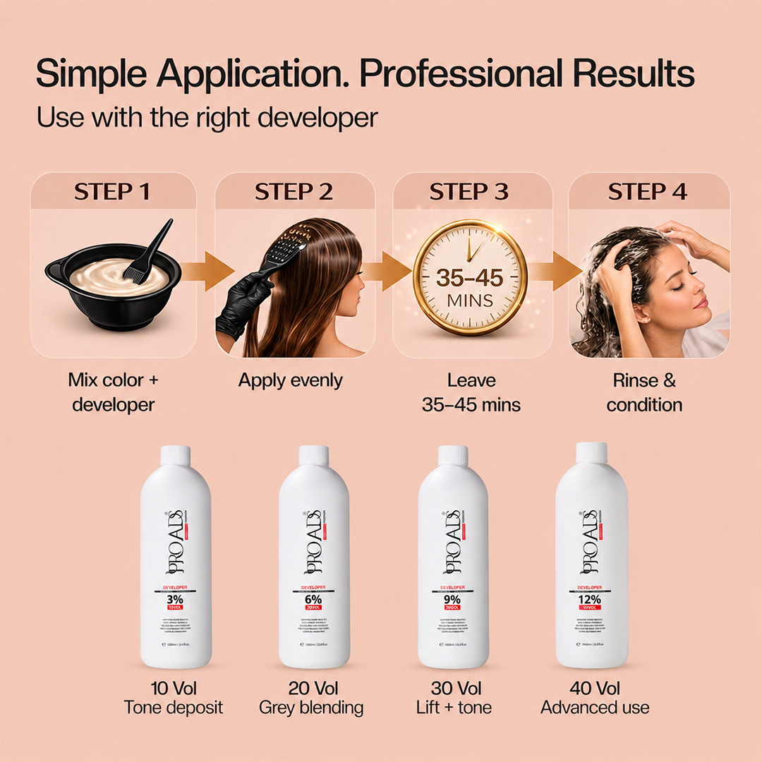 PROADS Professional Biotin Hair Color Sakura Pink
