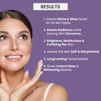 Facial Kit Shine & Glowing Skin 38gm – Professional Salon Care