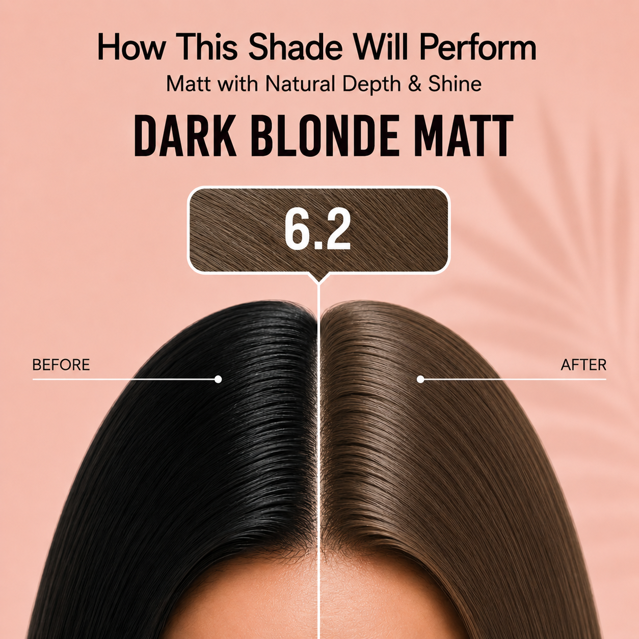 PROADS Biotin Hair Color 6.2 Dark Blonde Matt