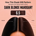 PROADS Professional Biotin Hair Color 6.5 Dark Blonde Mahogany