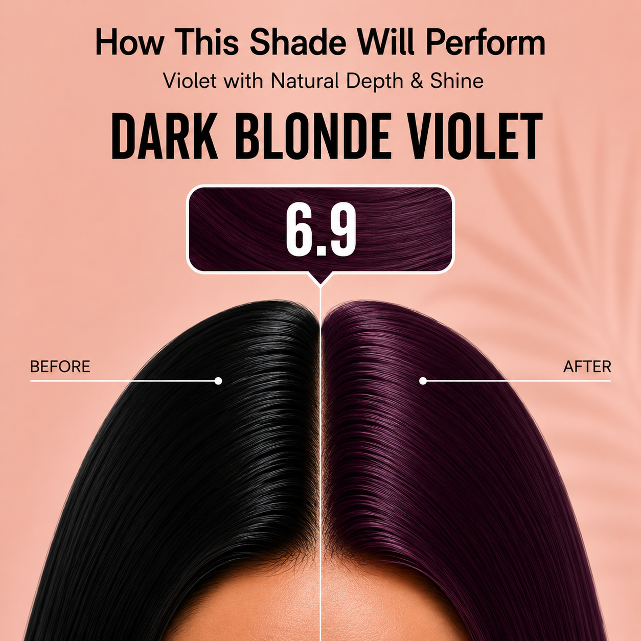 Proads Hair Color Cream 6.9 Dark Blonde Violet