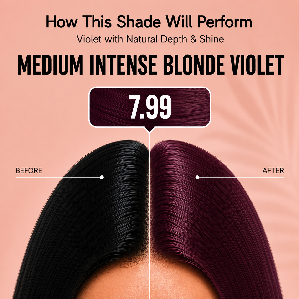 PROADS Biotin Hair Color 7.99 Medium Intense Blonde Violet