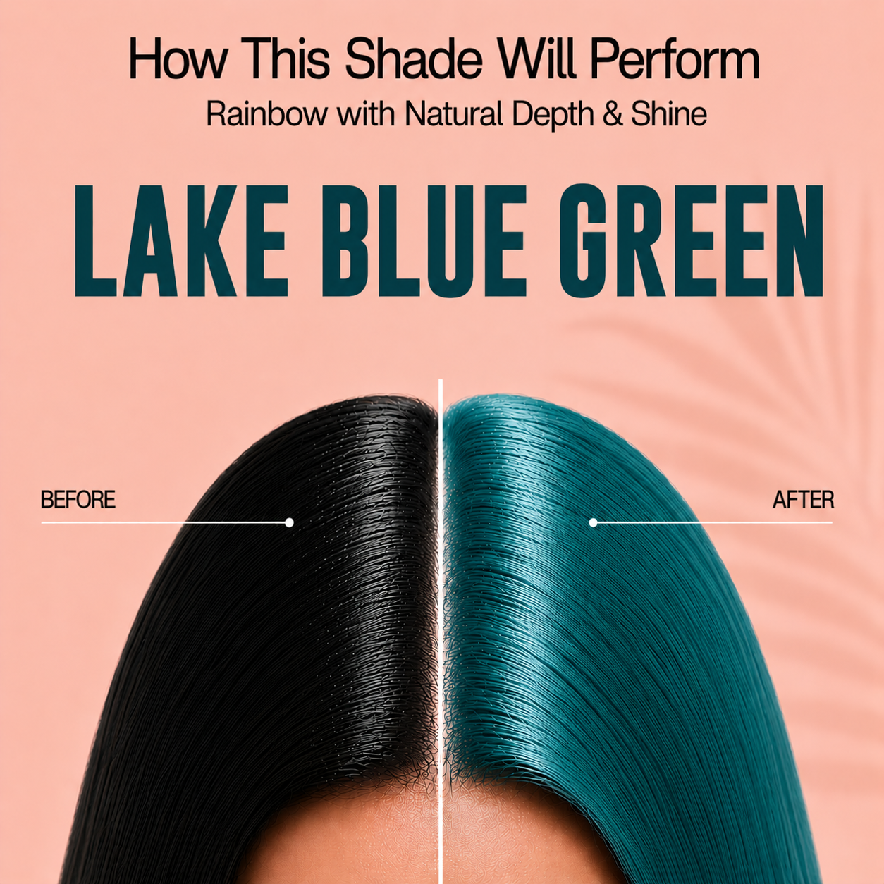 PROADS Professional Biotin Hair Color Lake Blue Green