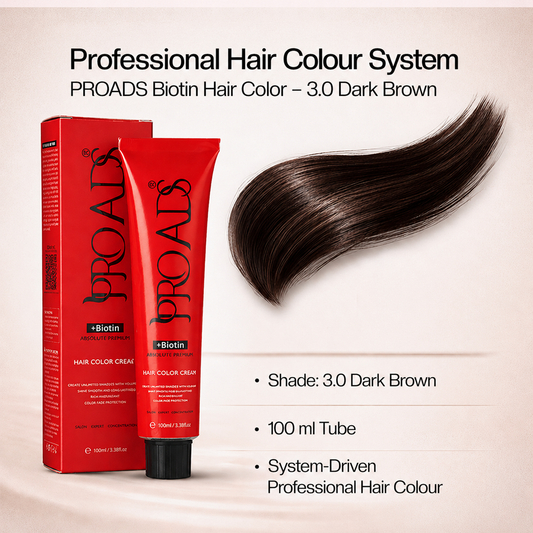 PROADS Biotin Hair Color 3.0 Dark Brown