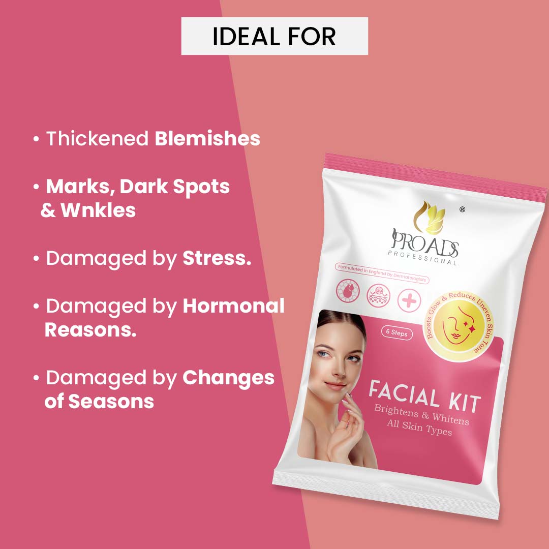 Facial Kit Brighten & Whiten Skin 24gm – Professional Salon Care