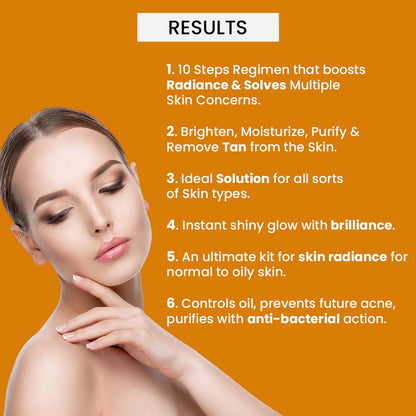 Proads Bridal Facial Kit Vitamin C Enriched Glowing Skin (10-STEPS)