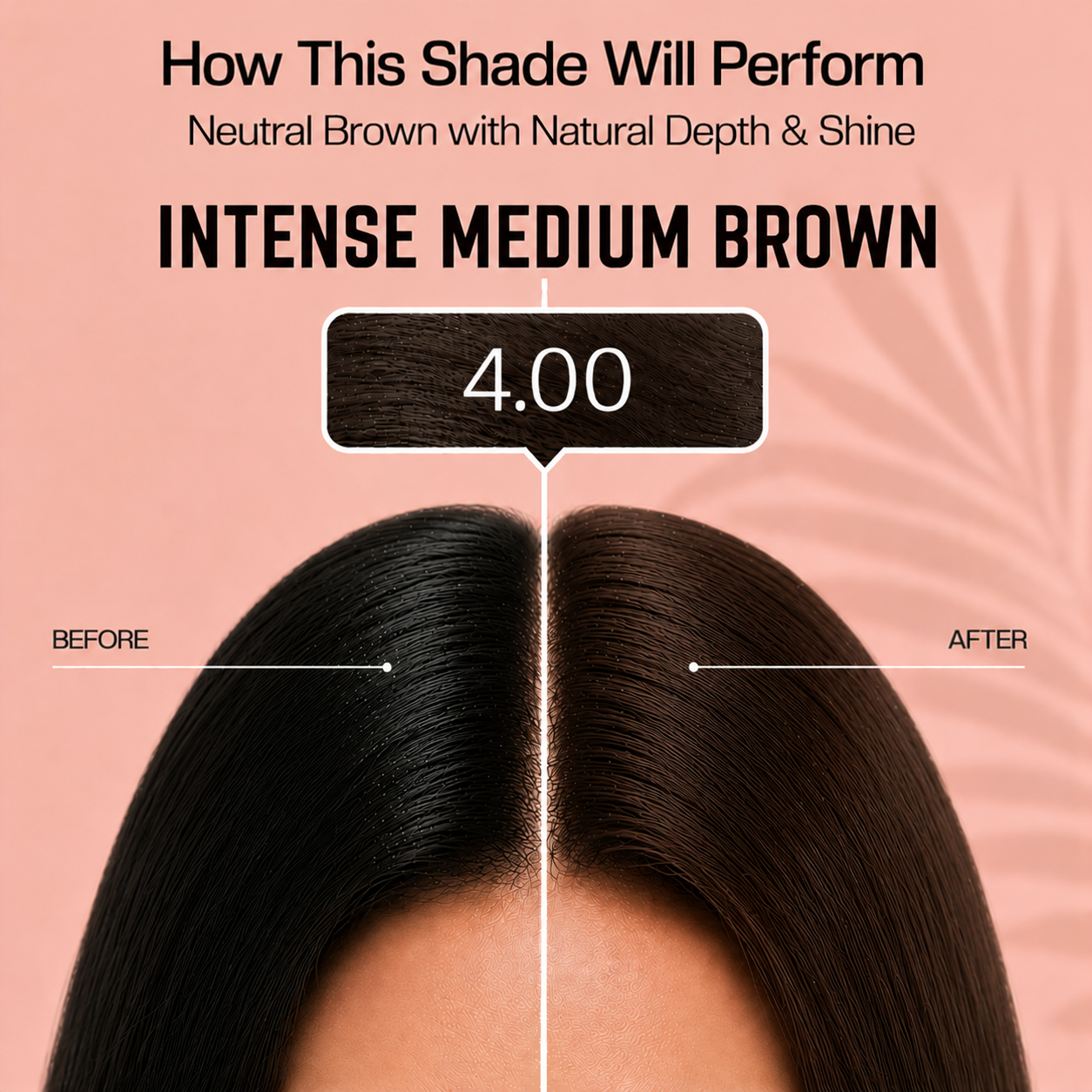 PROADS Biotin Hair Color 4.00 Intense Medium Brown
