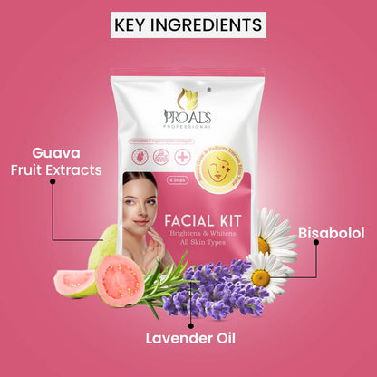 Proads Brighten & Whitens Facial Kit (6-STEPS)