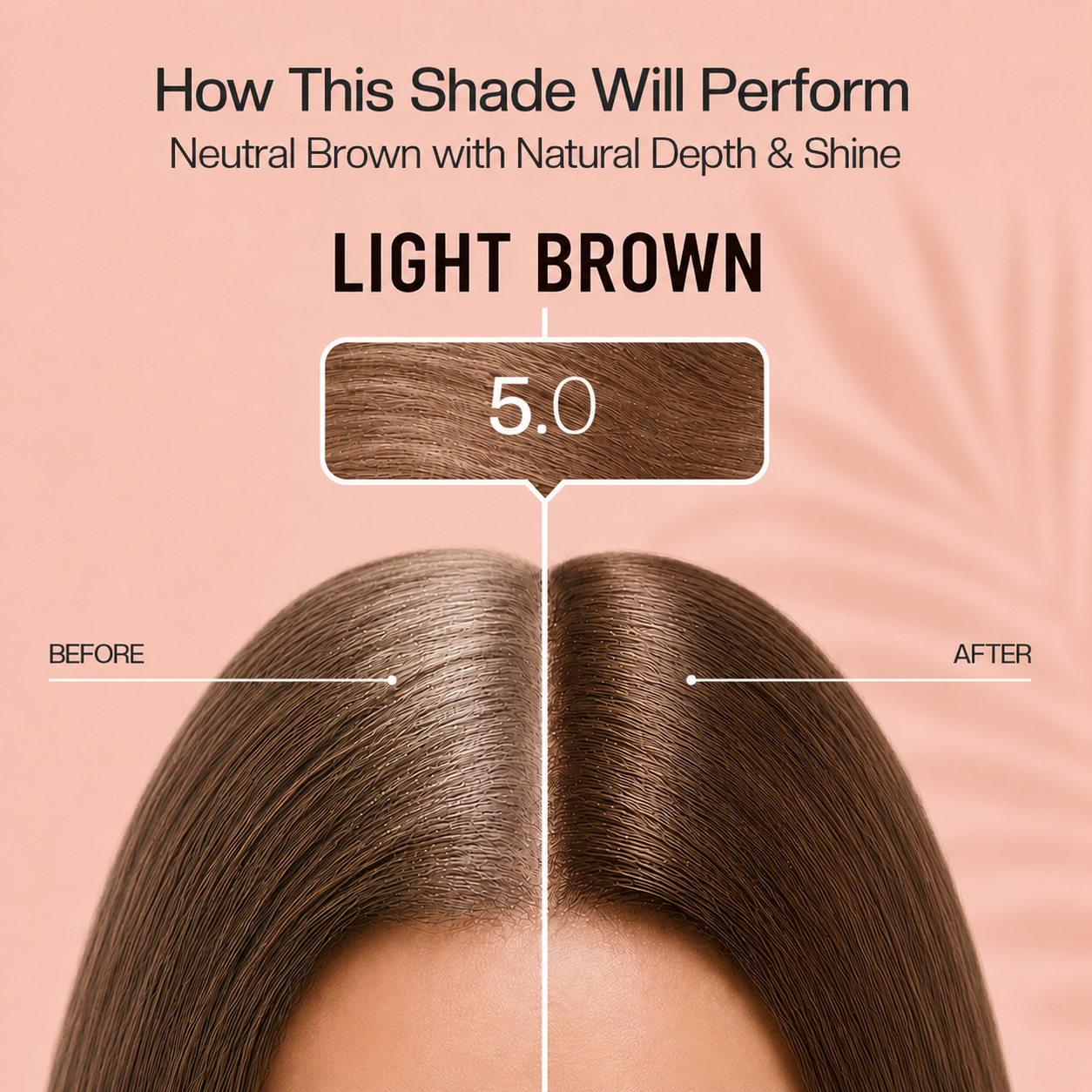 PROADS Biotin Hair Color 5.0 Light Brown