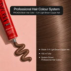 PROADS Biotin Hair Color 5.41 Light Brown Copper Ash