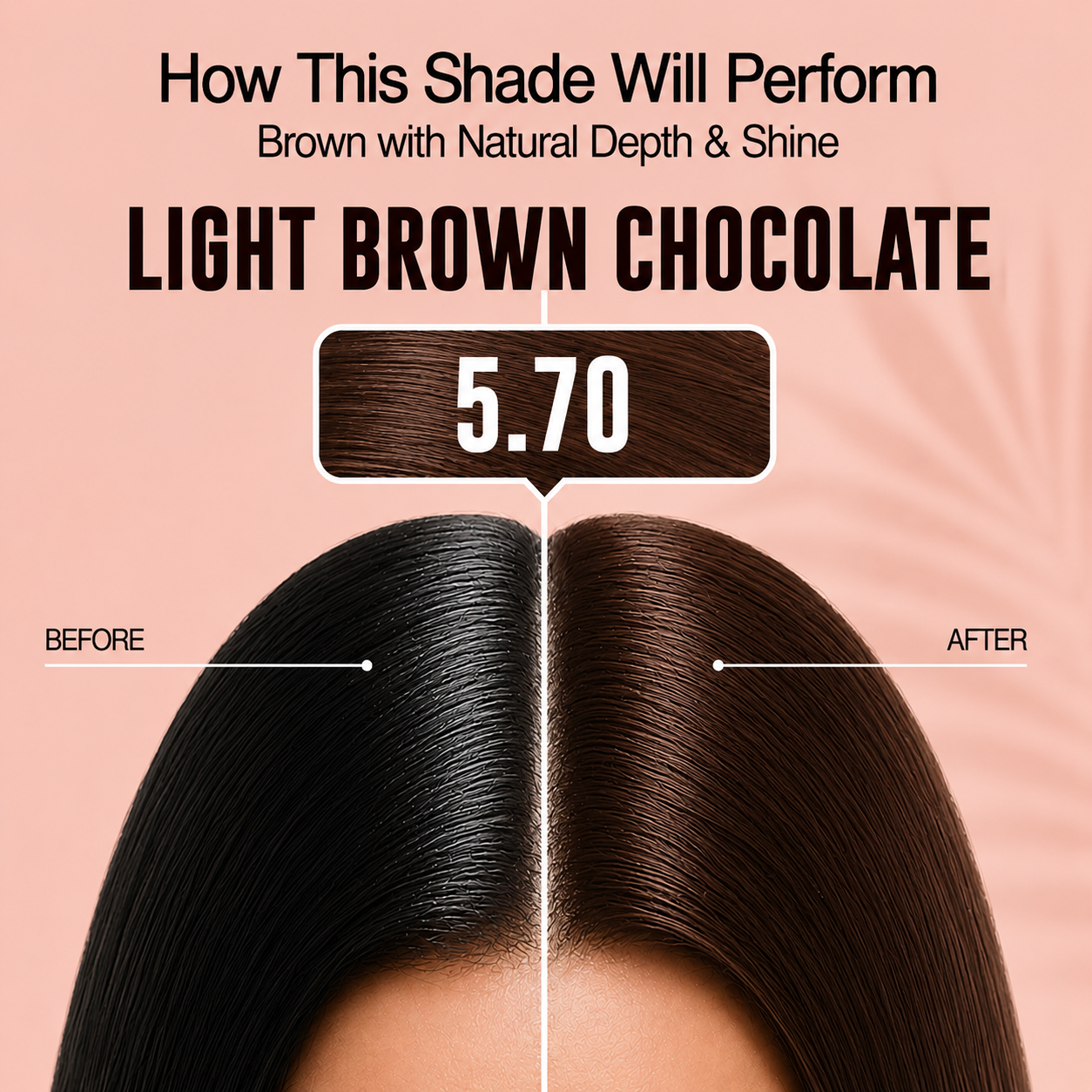 PROADS Biotin Hair Color 5.70 Light Brown Chocolate