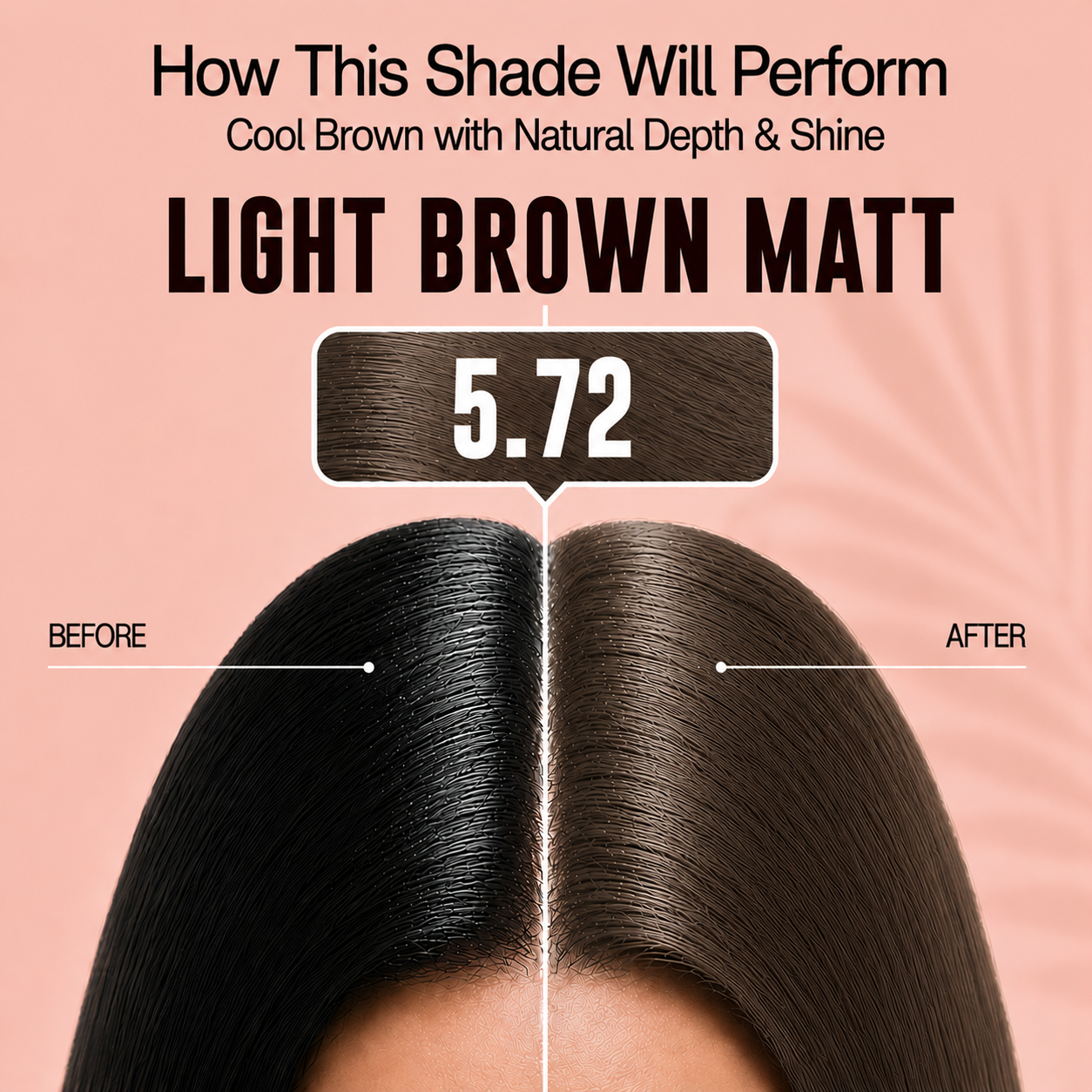 PROADS Biotin Hair Color 5.72 Light Brown Matt