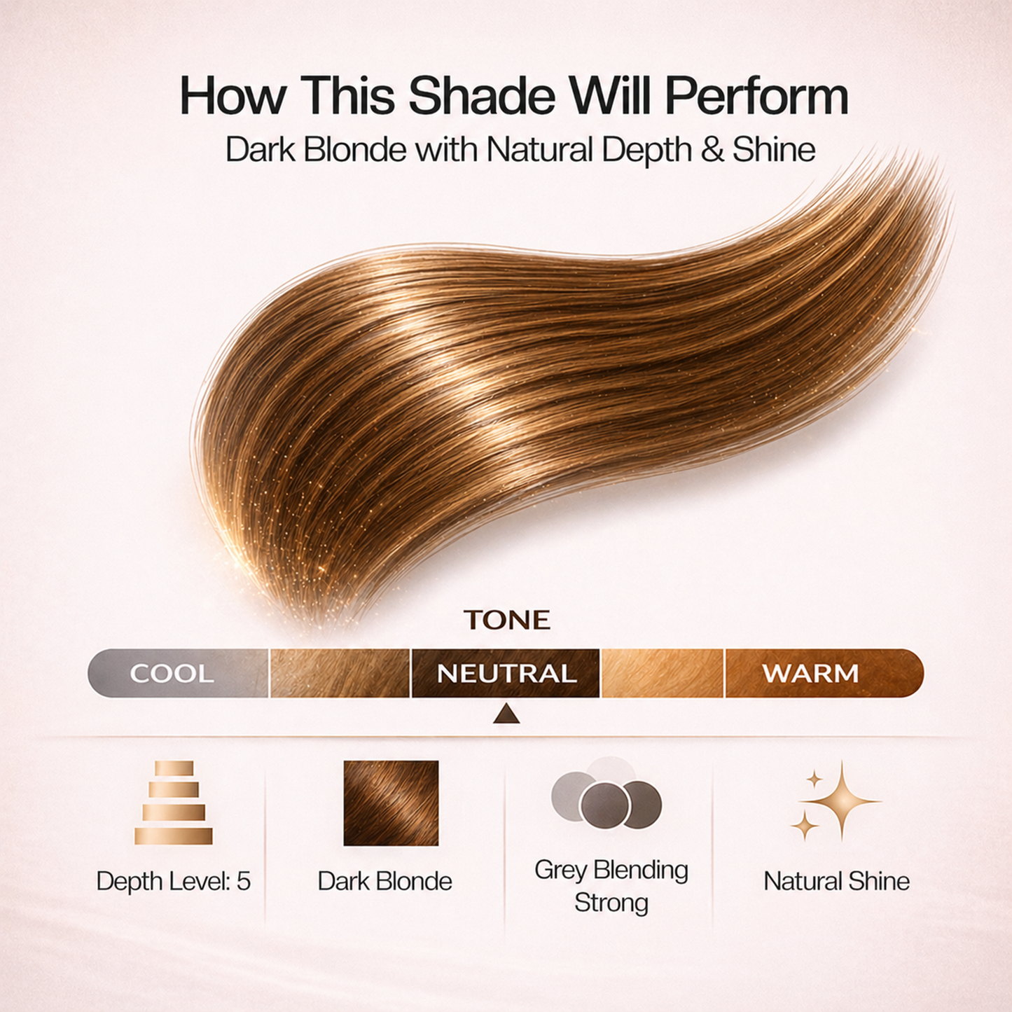 PROADS Biotin Hair Color 6.0 Dark Blonde