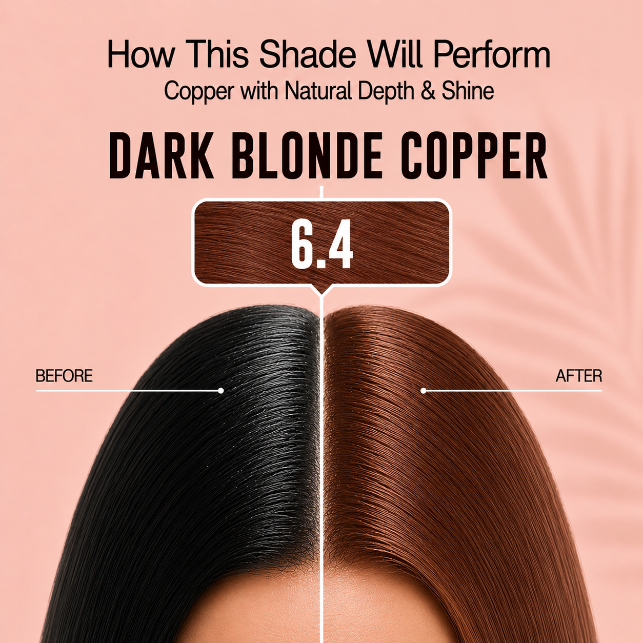 PROADS Biotin Hair Color 6.4 Dark Blonde Copper