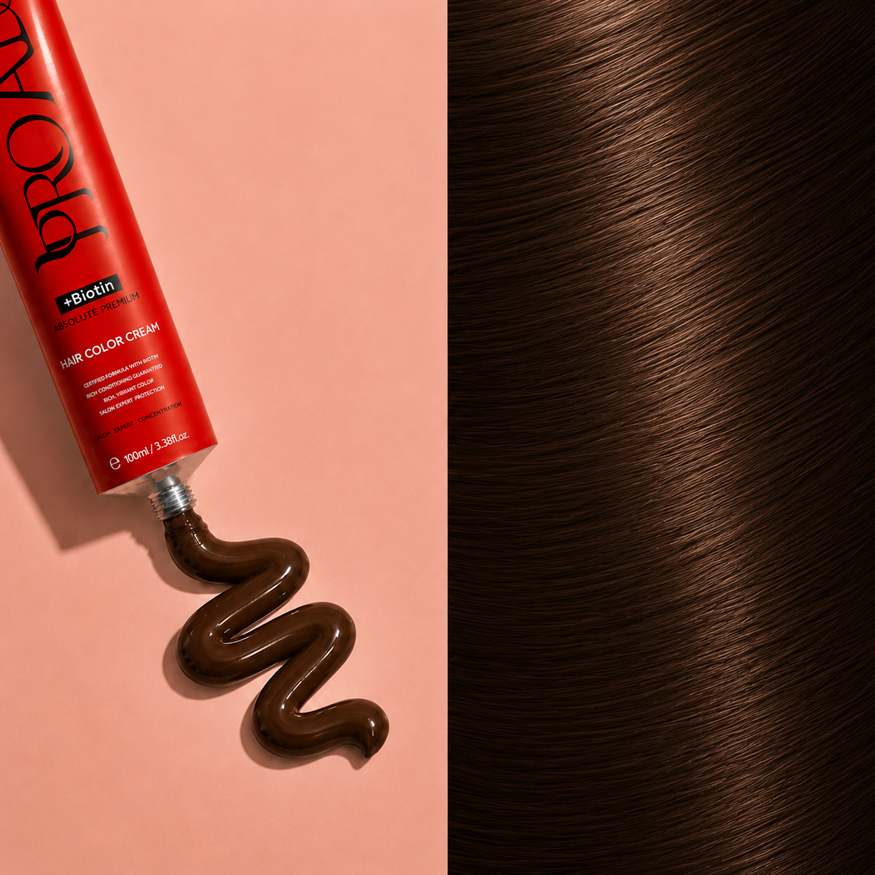 PROADS Biotin Hair Color 6.70 Dark Blonde Chocolate - 100ml