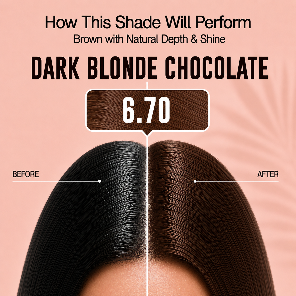 PROADS Biotin Hair Color 6.70 Dark Blonde Chocolate