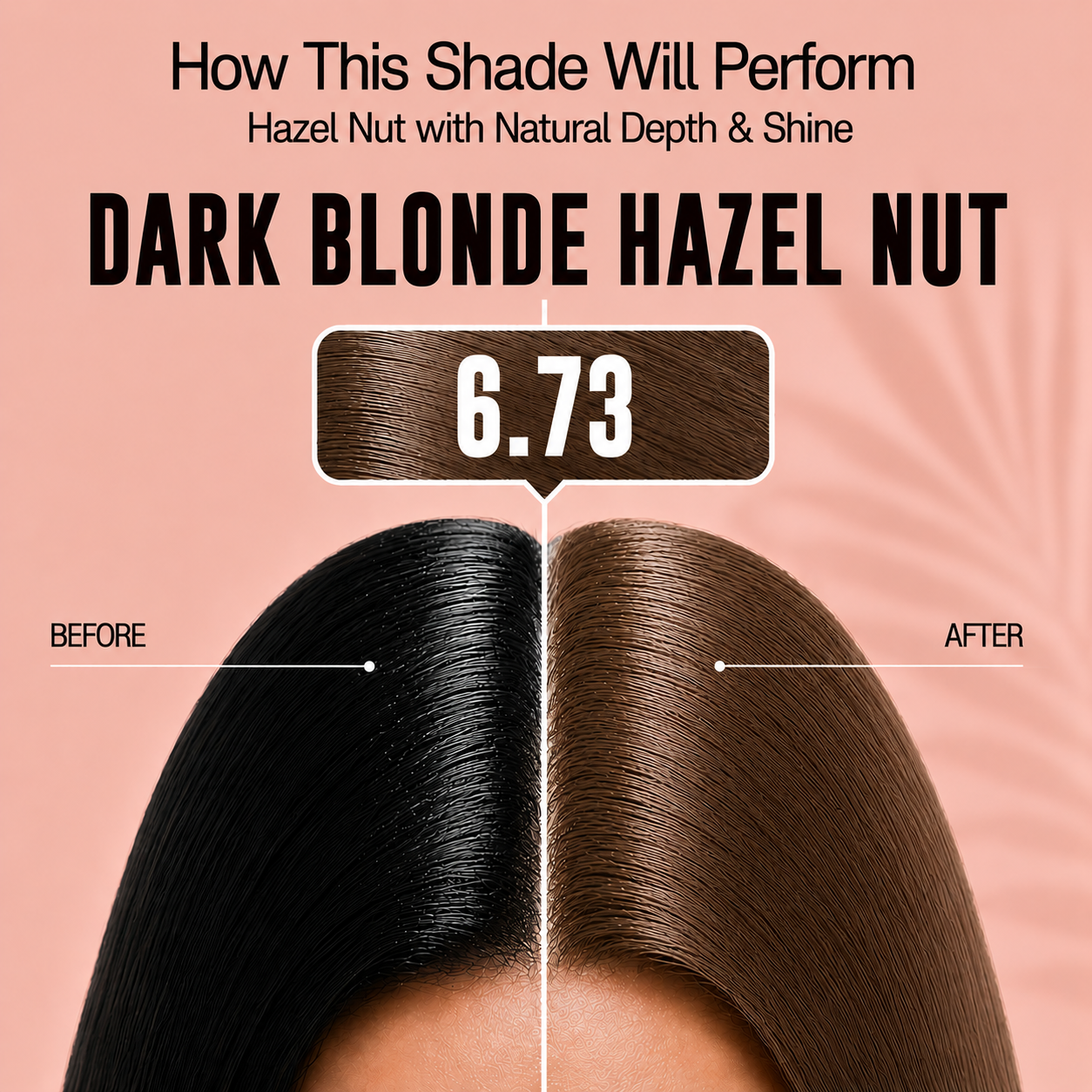 PROADS Biotin Hair Color 6.73 Dark Blonde Hazel Nut