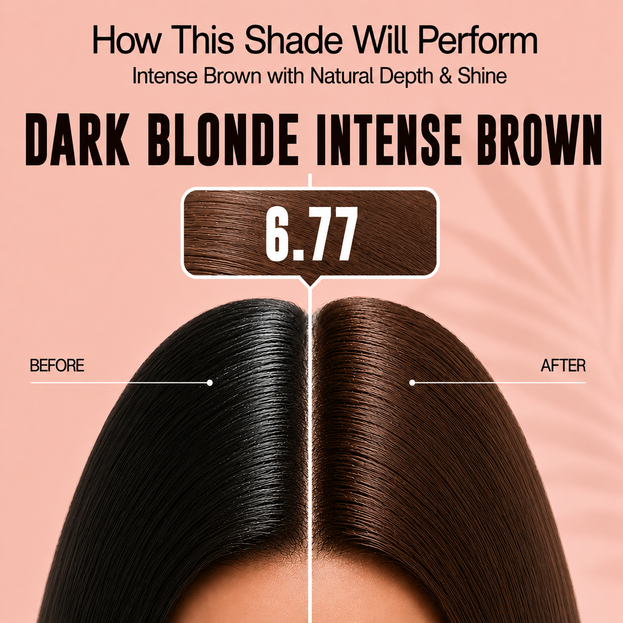 PROADS Biotin Hair Color 6.77 Dark Blonde Intense Brown