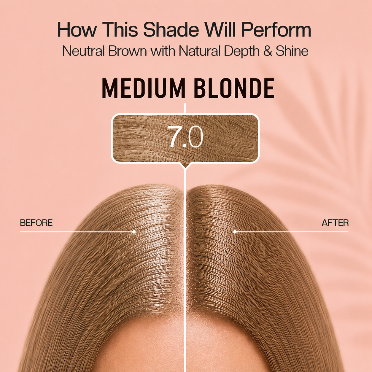 PROADS Biotin Hair Color 7.0 Medium Blonde